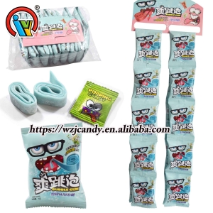 Roll Bubble Gum With Popping Candy