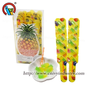Gummy candy pineapple fruit gummy candy manufacturer