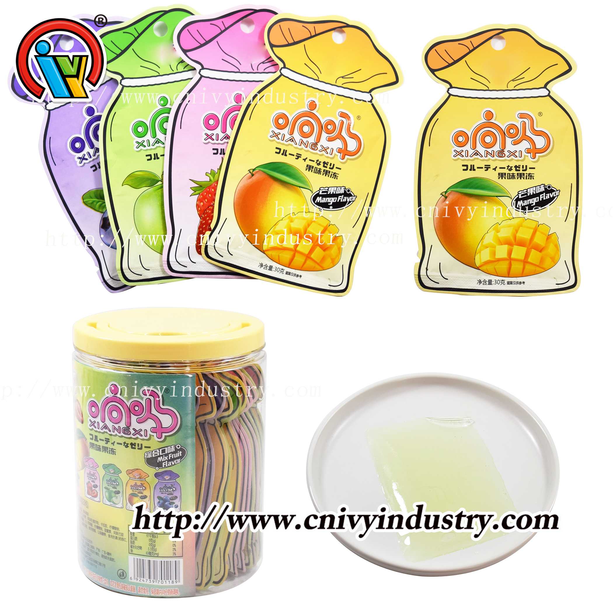  fruit flavor jelly candy importer