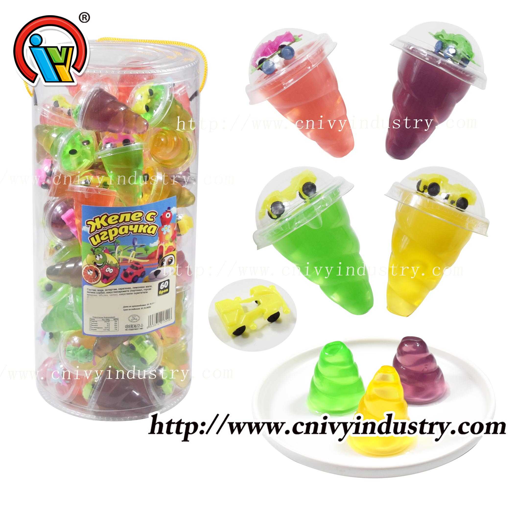  fruit jelly cup candy importer