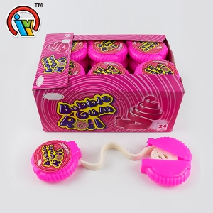 Chewing bubble roll candy