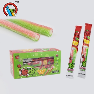 Long Stick Sour Soft Gummy Candy Double Flavor Candy