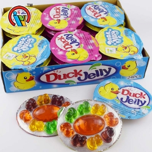 Duck shape jelly candy