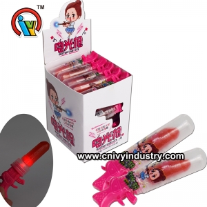 Flicker Lighting Lipstick gun shape lollipop  Candy