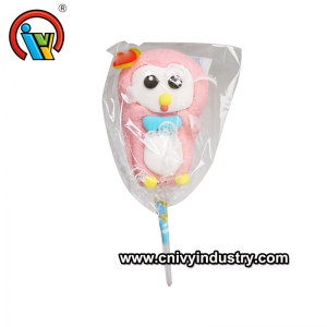 Wholesale Cartoon Shape Cotton Candy Lollipop Marshmallow For Sale