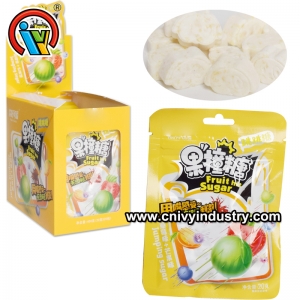 Fruity Flavor Tablet Candy Inside Popping Candy