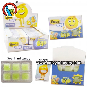 Sour and Sweet Hard Candy With Sticker