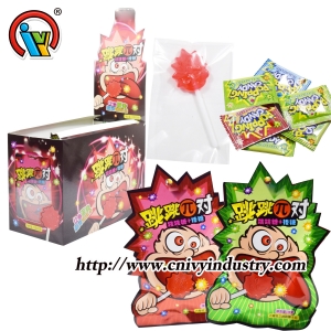 Halal Fruity Lollipop With Popping Candy