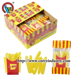French fries shape jelly gummy candy