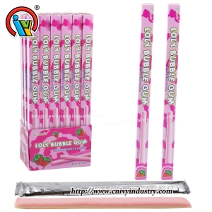 China manufacturer long stick bubble chewing gum