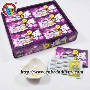 Wholesale bubble gum gum with popping candy
