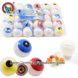 Halloween dulces eyeball toy candy with jelly bean