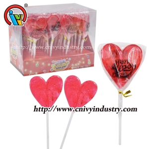 30g heart shape lollipop hard candy wholesale