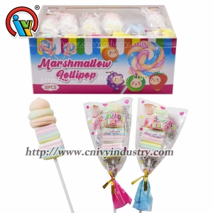 Manufacturer cartoon marshmallow lollipop candy