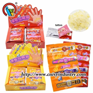 30 pcs popping candy with watch tattoo bag