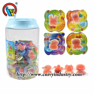 Jelly gummy candy cartoon shape gummy candy supplier