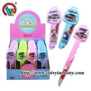 Toy candy car key toy with lollipop candy