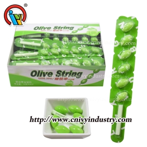 Bubble gum chewing olive shape gum supplier