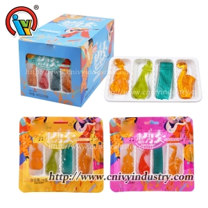 Jelly gummy candy musical instrument shape candy