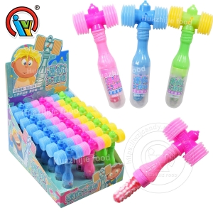 Hammer toy candy with lollipop candy