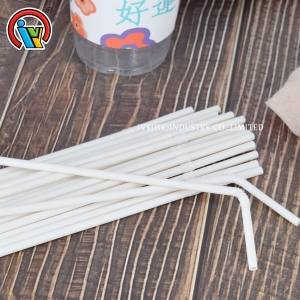 Biodegradable flexible bendable drinking straws