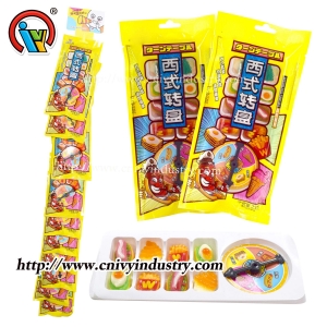 Gummy candy food shape candy with turntable