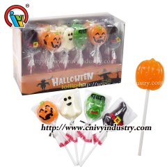 wholesale Halloween lollipop hard candy fruit for sale