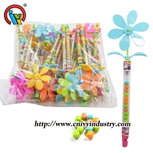Flower shape whistle toy candy