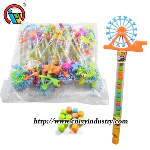 Ferris wheel  toy candy with whistle
