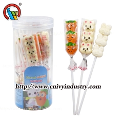 wholesale rabbit shape carrot shape lollipop hard candy sweet