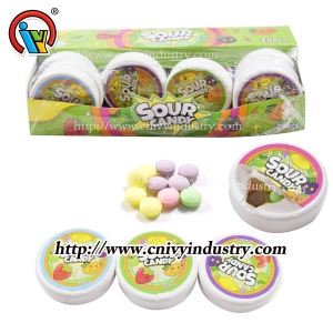 Sour tablet pressed candy