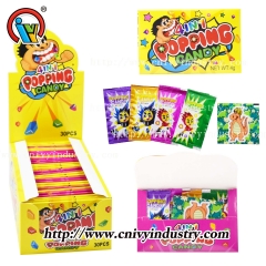 fruit flavor popping candy manufacturer
