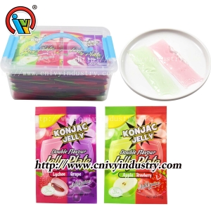 2 in1 fruit flavor jelly candy