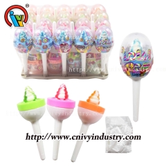 nipple lollipop candy with sour powder candy factory
