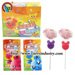 pop rock candy lollipop candy supplier