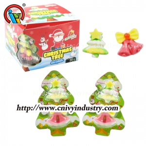 Christmas tree fruit gummy candy